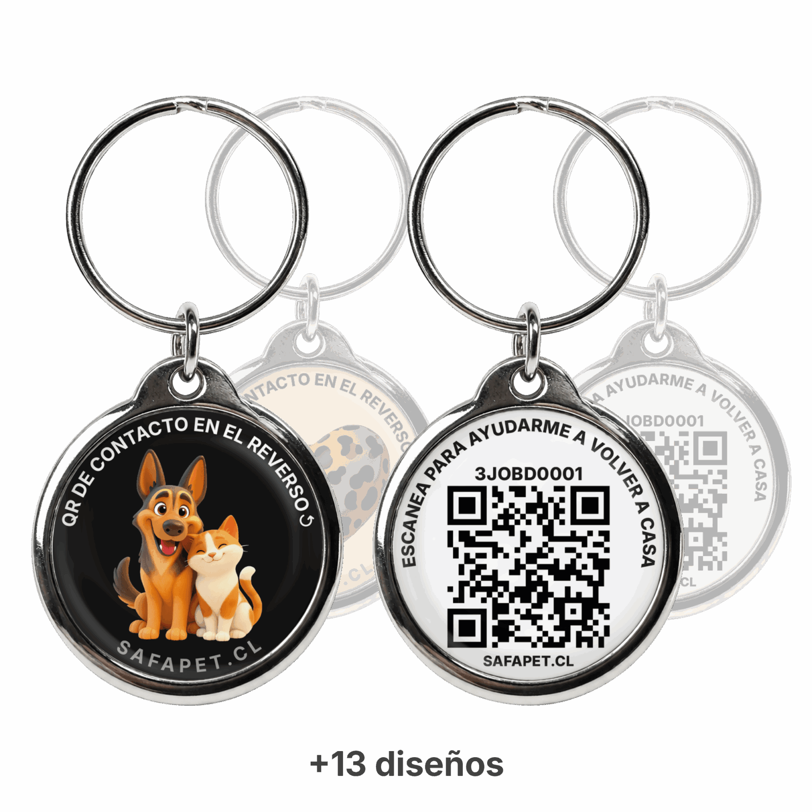 img pack2 placas qr nfc metalica safapet chile