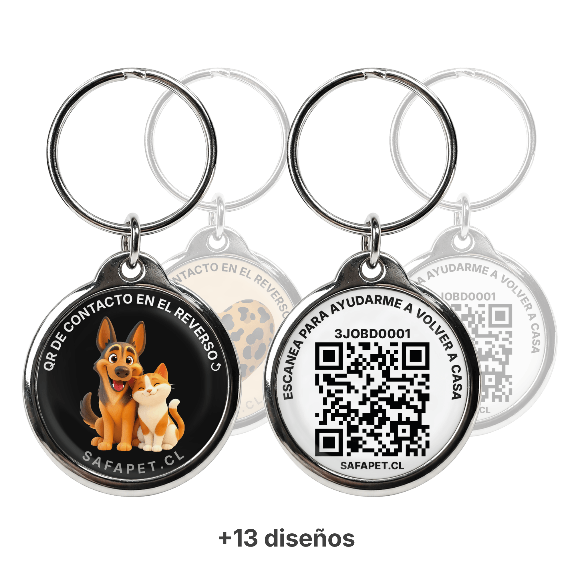 img pack2 placas qr nfc metalica safapet chile