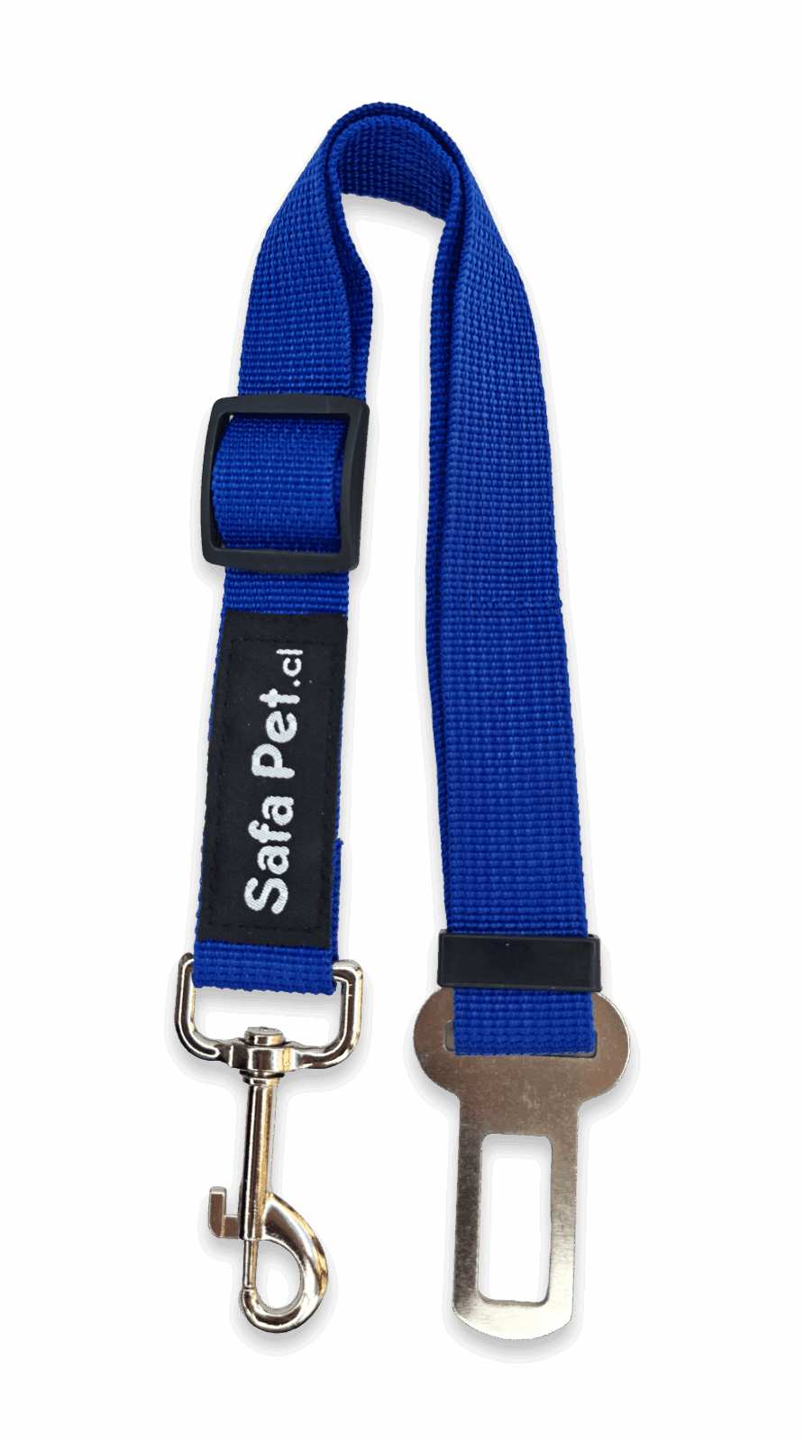 modelo cinturon seguridad perro auto azul safapet