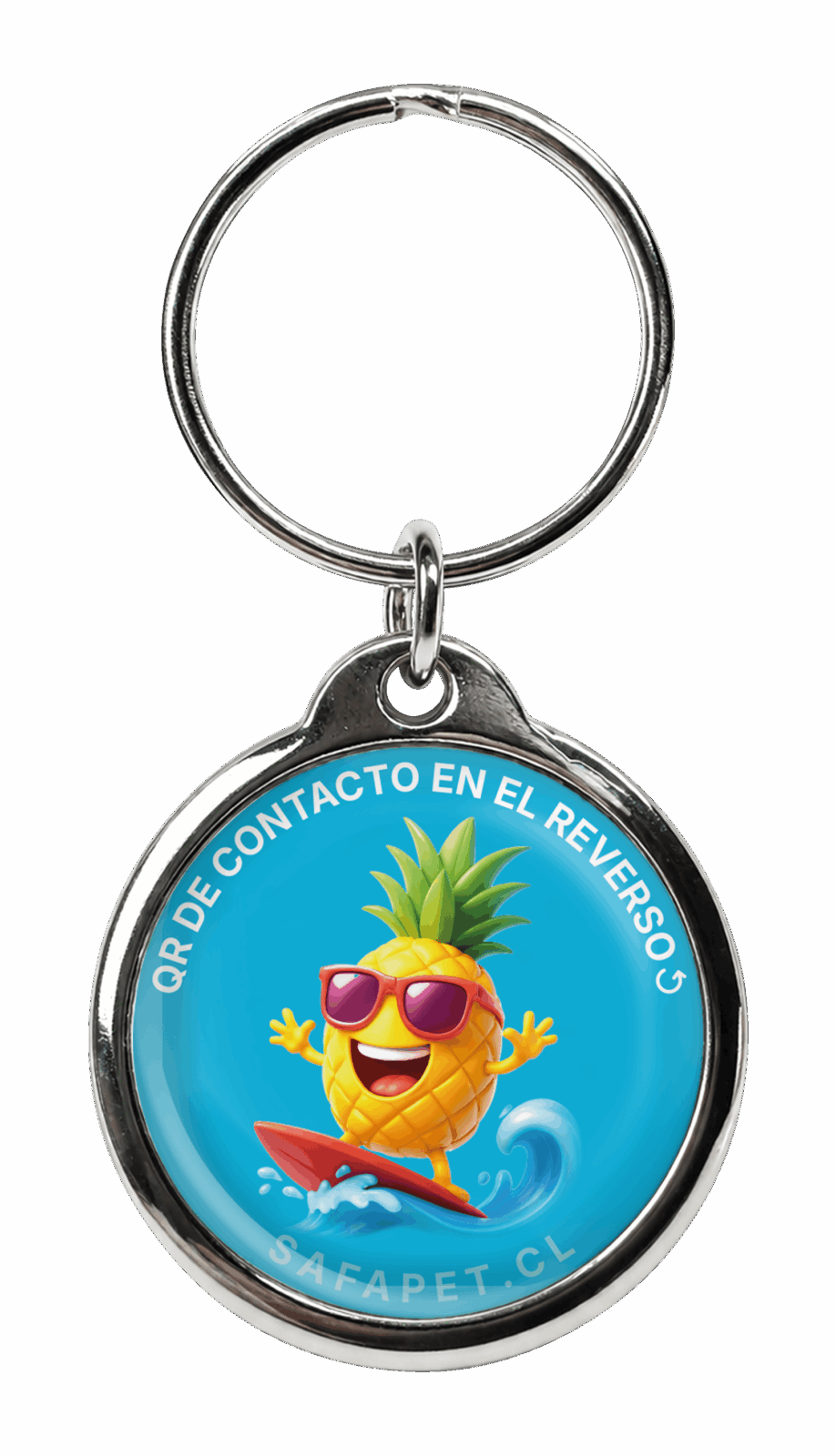 modelo placa qr perro pina verano safapet
